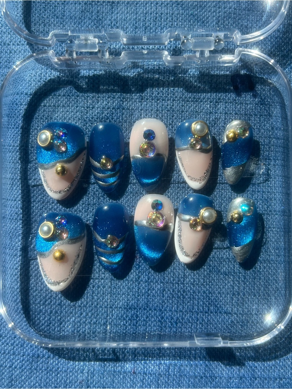 Mini Almond - Handmade Artisan Press On Nails
